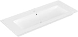Villeroy & Boch Schrankwaschtisch Venticello 1200 mm Weiß Alpin – Rechteck, Wandmontage, mit Überlauf