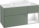 Villeroy & Boch Finion Waschtischunterschrank G711G Black Matt Lacquer 1200 mm mit Beleuchtung