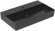 Villeroy & Boch Memento 2.0 Waschbecken 800x470 mm mit Überlauf Ebony CeramicPlus