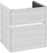 Villeroy & Boch Collaro Waschtischunterschrank 510 mm White Wood mit LED-Beleuchtung und 2 Auszügen