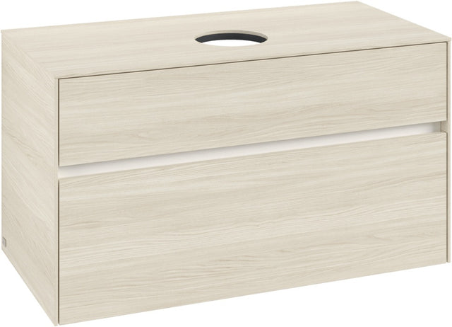 Villeroy & Boch Waschtischunterschrank Collaro C038 White Oak 1000 mm mit SoftClosing