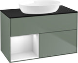 Villeroy & Boch Finion Waschtischunterschrank 1000 mm Glossy White Lacquer mit Beleuchtung