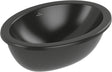 Villeroy & Boch Unterbauwaschbecken Loop & Friends Oval Pure Black CeramicPlus 485 mm