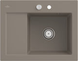 Villeroy & Boch Einbauspüle Subway 45 Compact 331301 Weiß Alpin CeramicPlus 650x510mm