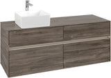 Villeroy & Boch Waschtischunterschrank Collaro C046 B0 1400 mm Stone Oak mit Beleuchtung