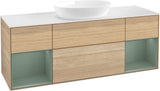Villeroy & Boch Finion Waschbeckenunterschrank 1600 mm Glossy White Lacquer – mit LED-Beleuchtung