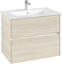 Villeroy & Boch Waschbeckenunterschrank Collaro C144 B0 761 mm White Oak mit LED-Beleuchtung
