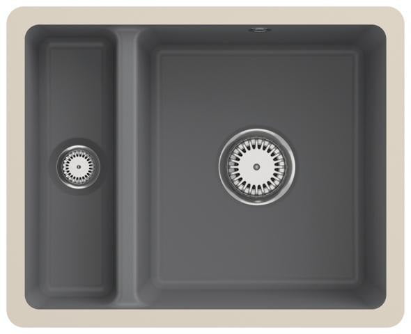 Villeroy & Boch Unterbauspüle Subway 60 XU 545x440mm Keramik Ebony CeramicPlus