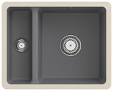 Villeroy & Boch Unterbauspüle Subway 60 XU 545x440mm Keramik Ebony CeramicPlus