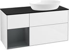 weiß / Mitteldichte Faserplatte (MDF) / FA42H G 1200x603x501mm Glossy White