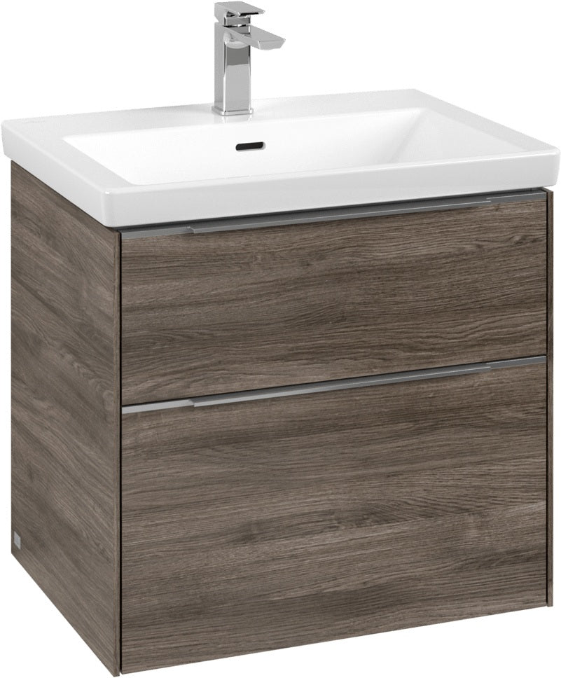 Villeroy & Boch Waschtischunterschrank Subway 3.0 C 576L0 Brilliant White mit LED-Beleuchtung