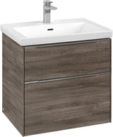 Villeroy & Boch Waschtischunterschrank Subway 3.0 C 576L0 Brilliant White mit LED-Beleuchtung