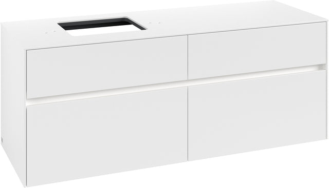 Villeroy & Boch Waschbeckenunterschrank Collaro C132 B0 1400 mm White Matt mit LED-Beleuchtung