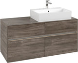 Villeroy & Boch Waschbeckenunterschrank Collaro C130 B0 1200 mm Stone Oak mit Beleuchtung und SoftClosing