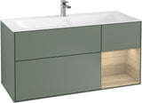 Villeroy & Boch Finion Waschbeckenunterschrank Glossy White Lacquer 1196 mm mit LED-Beleuchtung