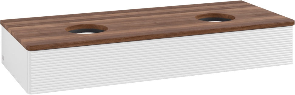 Villeroy & Boch Antao Waschtischunterschrank 1200 mm Glossy White Lacquer mit LED-Beleuchtung