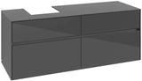 Villeroy & Boch Waschbeckenunterschrank Collaro C10100 1400 mm Glossy White mit 4 Auszügen
