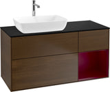 Villeroy & Boch Finion Waschtischunterschrank 1200 mm Glossy White mit Beleuchtung und SoftClosing