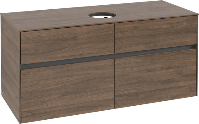 Villeroy & Boch Waschtischunterschrank Collaro C04100 1200 mm Arizona Oak mit 4 Auszügen