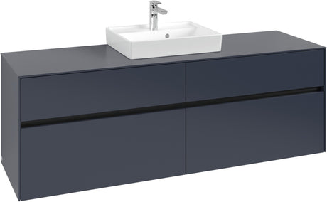 Villeroy & Boch Waschtischunterschrank Collaro C077 B0 1600 mm White Oak mit Beleuchtung und SoftClosing