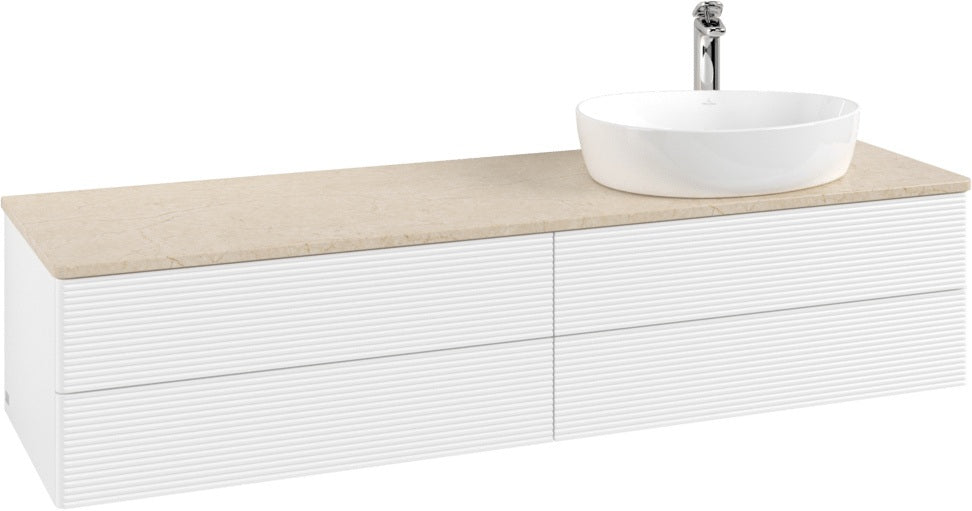 Villeroy & Boch Antao Waschtischunterschrank 1600 mm White Matt Lacquer mit LED-Beleuchtung