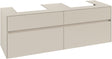 Villeroy & Boch Waschtischunterschrank Collaro C021 B0 1600 mm Cashmere Grey mit LED-Beleuchtung