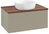 Villeroy & Boch Antao Waschtischunterschrank 800 mm – Grau Matt, 1 Auszug, Push-Open
