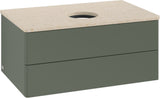 Villeroy & Boch Antao Waschbeckenunterschrank 800 mm Anthracite Matt mit LED-Beleuchtung