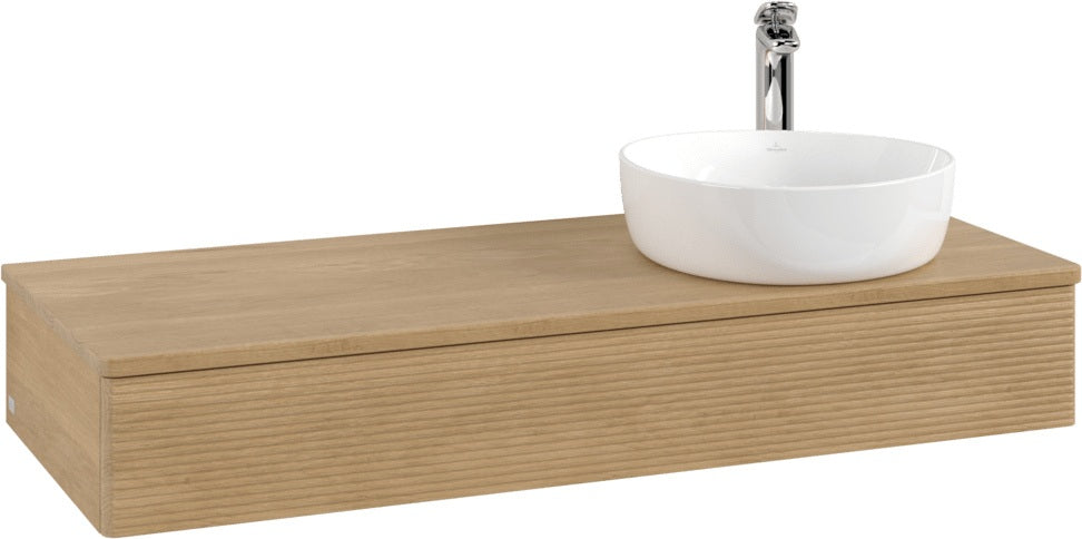 Villeroy & Boch Waschtischunterschrank Antao K12151 1200 mm Warm Walnut mit Auszug
