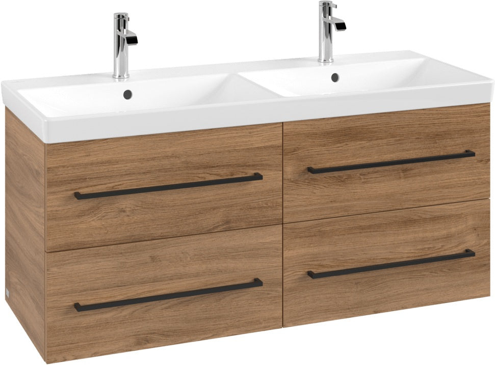 Villeroy & Boch Waschtischunterschrank Avento A8931 1180 mm Kansas Oak mit 4 Auszügen