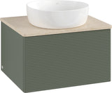 Villeroy & Boch Antao Waschtischunterschrank 600 mm Anthracite Matt – Wandmontage, 1 Auszug, SoftClosing