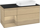 Villeroy & Boch Finion Waschtischunterschrank 120 cm Glossy White Lacquer mit Beleuchtung