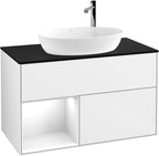 weiß / Mitteldichte Faserplatte (MDF) / G892G F 1000x603x501mm Glossy White