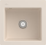 Villeroy & Boch Subway 50 S flat Flächenbündige Spüle 490x475mm Weiß Alpin CeramicPlus