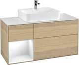 Villeroy & Boch Finion Waschtischunterschrank G161G 1200 mm Glossy White Lacquer mit LED-Beleuchtung