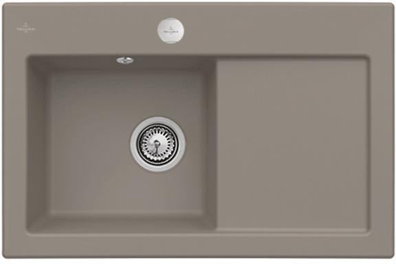 Villeroy & Boch Subway 45 Einbauspüle Keramik Ivory CeramicPlus 780x510 mm