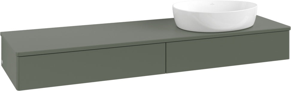 Villeroy & Boch Waschbeckenunterschrank Antao K16050 1600x190x500mm Anthracite Matt Lacquer