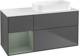 Villeroy & Boch Finion Waschtischunterschrank 1200 mm Glossy White mit Beleuchtung
