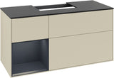 Villeroy & Boch Finion Waschbeckenunterschrank 1200 mm Glossy White mit Beleuchtung
