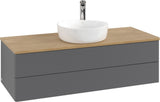 Villeroy & Boch Antao Waschbeckenunterschrank 1200 mm Anthrazit mit LED-Beleuchtung