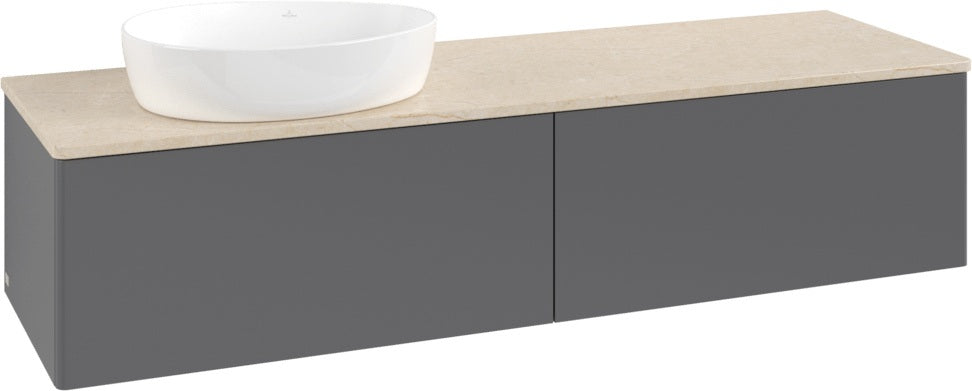Villeroy & Boch Antao Waschtischunterschrank 1600 mm Anthracite Matt Lacquer mit LED-Beleuchtung