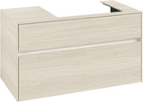 Villeroy & Boch Collaro Waschtischunterschrank C018 B0 1000 mm White Oak mit Beleuchtung
