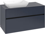 Villeroy & Boch Collaro Waschbeckenunterschrank C110 B0 White Oak 1000 mm mit LED-Beleuchtung