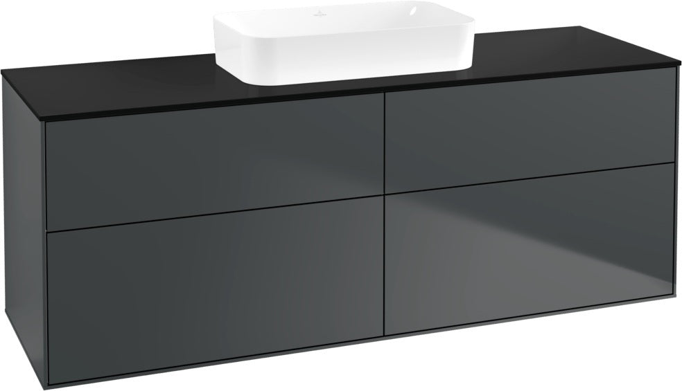 Villeroy & Boch Finion Waschtischunterschrank 1600 mm Glossy White Lacquer mit 4 Auszügen