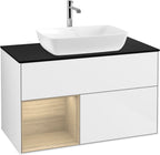 weiß / Mitteldichte Faserplatte (MDF) / G772P C 1000x603x501mm Glossy White