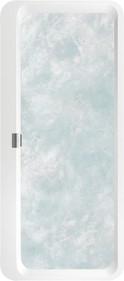 Villeroy & Boch Squaro Edge 12 Airpool Entry Whirlpool 1800x800mm Weiß Alpin