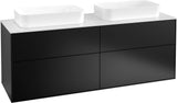 Villeroy & Boch Finion Waschtischunterschrank 1600 mm Glossy White Lacquer, 4 Auszüge, SoftClosing