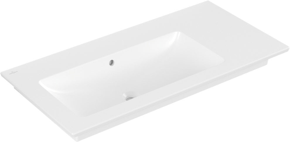 Villeroy & Boch Schrankwaschtisch Venticello 1000x500 mm Weiß Alpin, Becken links, mit Überlauf