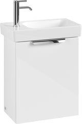 Villeroy & Boch Set LineUp 450mm mit Spiegel Anschlag links Arizona Oak – Badmöbel-Set