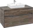 Villeroy & Boch Waschtischunterschrank Collaro C016 Stone Oak 1000 mm mit 2 Auszügen und SoftClosing